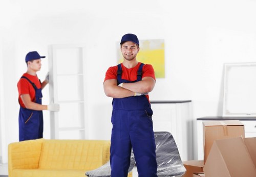 Careful packing and fragile item handling during a Muswellhill removal