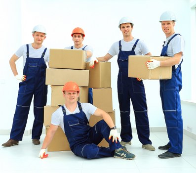 Careful loading of furniture during a Muswellhill removal service