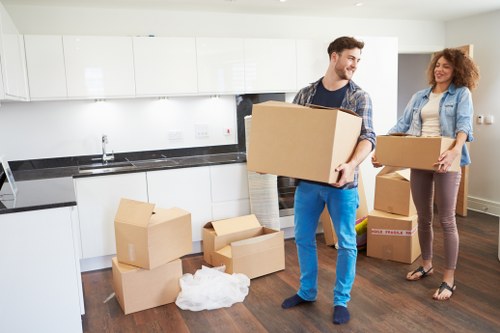 Local removal team organizing a move in Muswell Hill