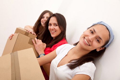 Waste disposal and recycling items in a compliant removals service