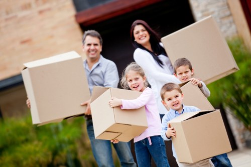 Careful packing and moving supplies for a local relocation
