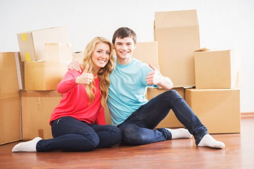 Business relocation team handling commercial moves in Muswellhill