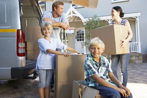 Professional moving truck service in Muswell Hill area