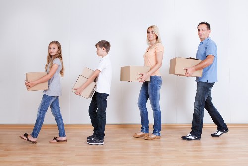 Professional office relocation setup for a Muswell Hill move