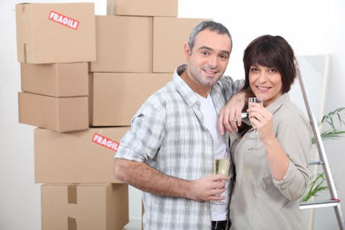 Fragile item packing materials including bubble wrap and tape